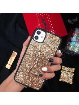 Funda movil YSL oro 13pro