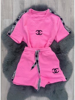 Conjunto rosa chanel
