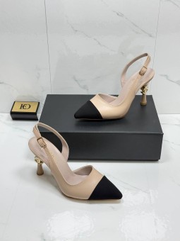 Tacones carlota beige chanel