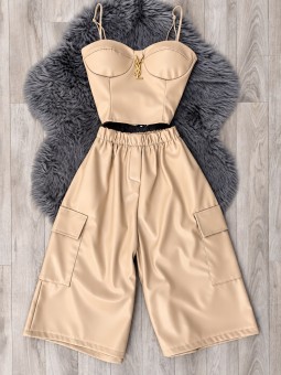 Conjunto nina beige ysl
