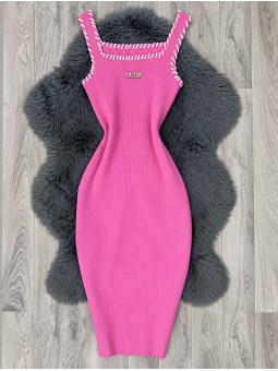 Vestido cebra rosa guess