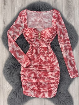 Vestido bella rojo ysl