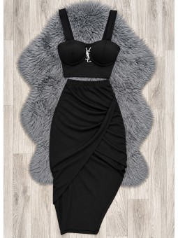 Conjunto gigi negro ysl