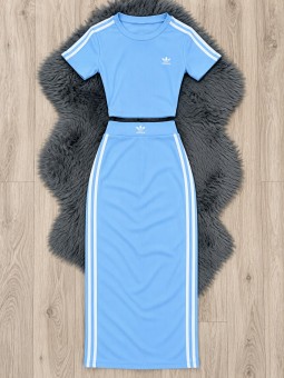 Conjunto vicky azul adidas