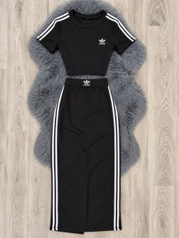 Conjunto vicky negro adidas
