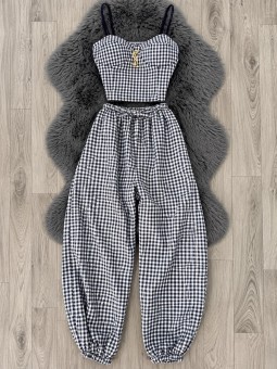 Conjunto leny negro ysl