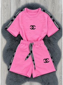 Conjunto rosa chanel