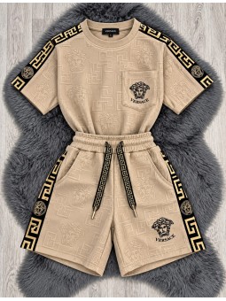 Conjunto beige versace