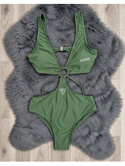 Traje de baño aro verde guess