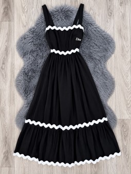 Vestido Sandra negro Dior