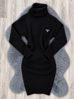 Vestido zambar negro prada