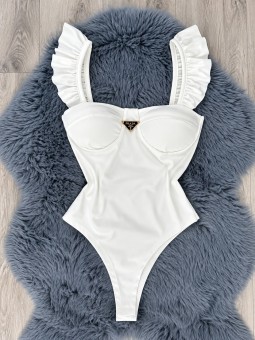 Body faralaos blanco prada