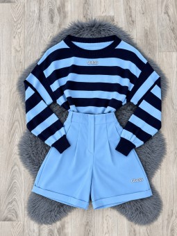 Short pilar azul guess