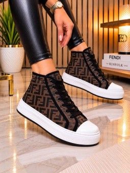 Botines alexa marrón fendi